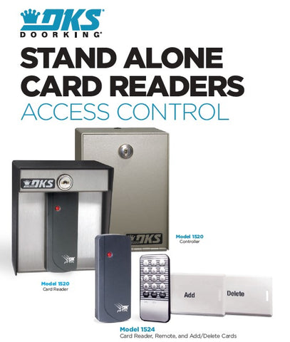 1520/1524 Stand Alone Card Readers (DOORKING)
